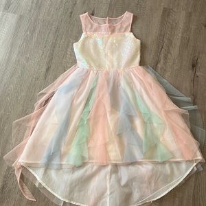 Lavender Girls Party Dress